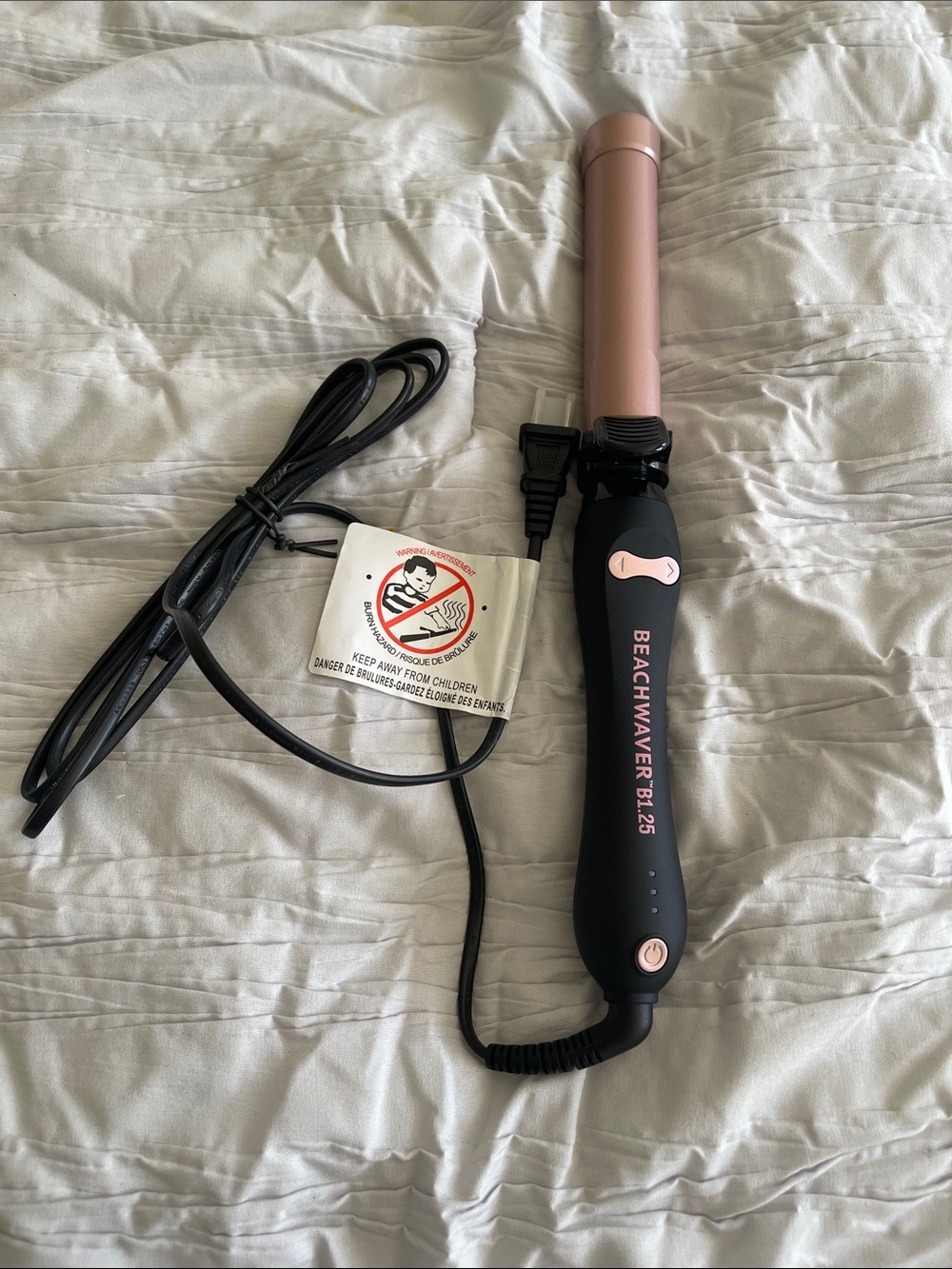 beachwaver B1.25 Pink and Black Curling/Waving Iron. Brand new never used. - Picture 2 of 6